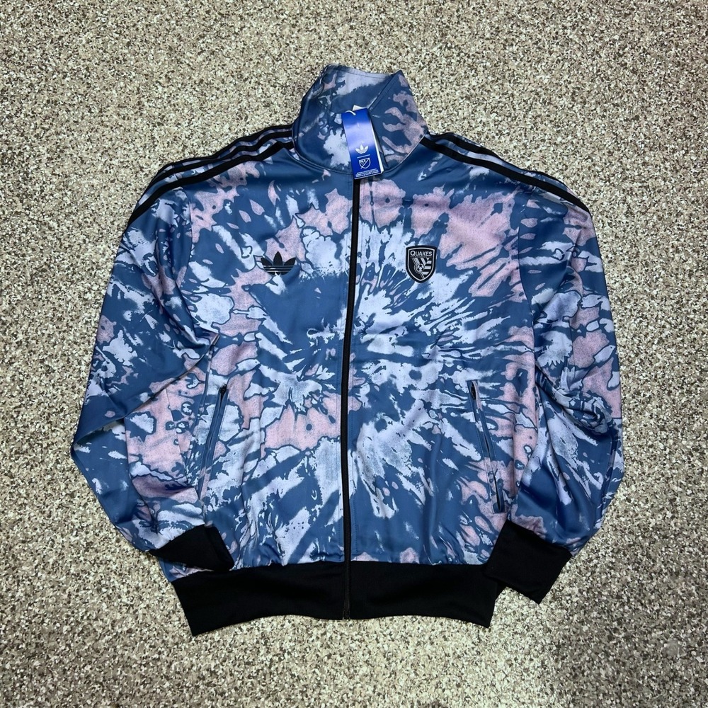 Adidas San Jose Earthquakes x Greatful Dead Firebird Men's L Track Jacket JY7911